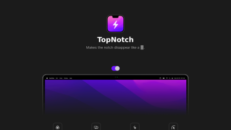 TopNotch - Mac刘海隐藏工具