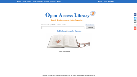 Oalib - 完全免费的论文搜索网站