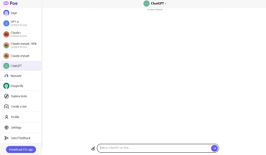 Poe - 快速 AI 聊天，可以访问 ChatGPT